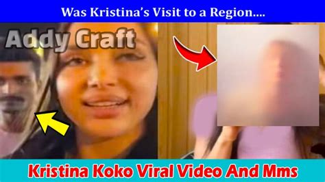 kristina koko viral mms|[WATCH VIDEO] Kristina Koko In India Viral Video Story.